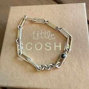Men or women Scosha Elliptical Chain Bracelet
in Sterling Silver
